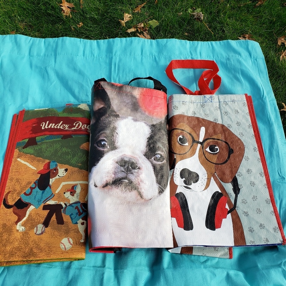 3 GIFT/REUSABLE  Tote /Shopping Bags